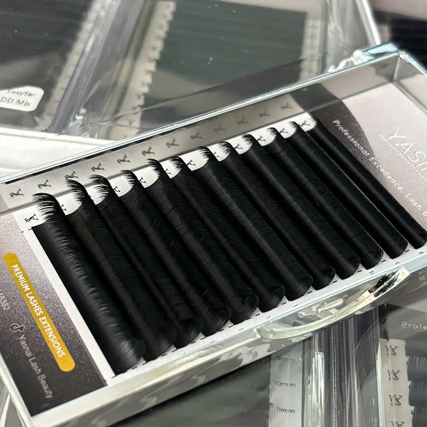 YASNAI Wholesale High Quality Korean PBT Lashextension in Bulk Volume Classic Cashmere Eyelash Extension