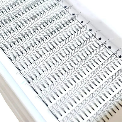 Factory Wholesale 3D Short Stem Premade Volume Fans 0.03 0.05 0.07 Wispy Premade Fans