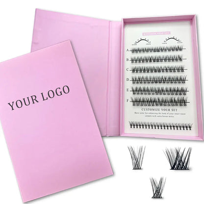 DIY Lash Extension Kit Private Label c d Curl Lash Training Kit Semi Permanent Lash Extensions Kit