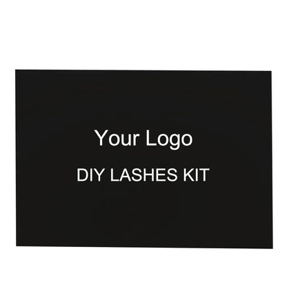 Yasnai Invisible Band DIY Lash Extension Kit Bond and Seal Tool Kit DIY Lash Ribbon Cluster D C Kits