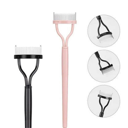 Professional Eyelash Tool Kit with Stainless Steel & Plastic Applicator DIY Eyebrow Brush Comb Lash Separator Makeup Tools