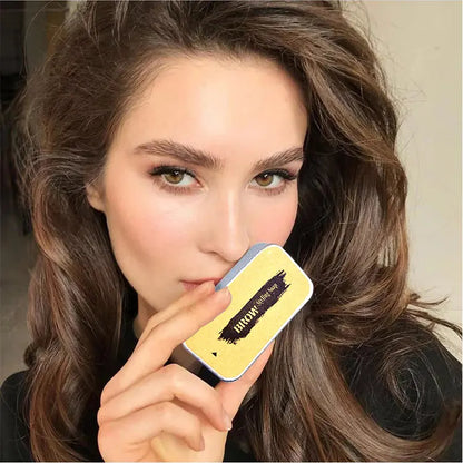 Wholesale Waterproof Strong Hold Eyebrow Pomade Brow Styling Soap Packaging Private Label Organic Brow Stying Soap Set
