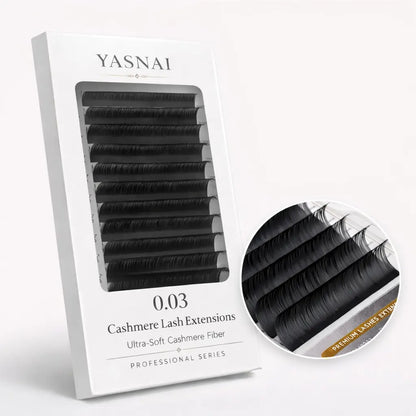 0.03 CC Synthetic Hair Lash Extensions Ultra Soft Volume Lashes Stable CC Curl Cruelty-Free Vegan Salon Use for Professional