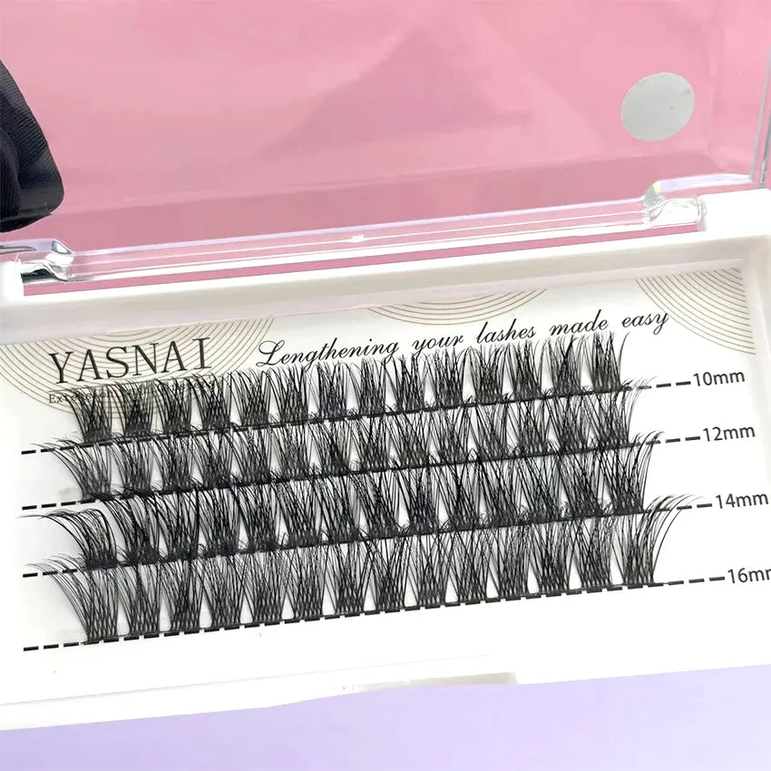 DIY Air Lash Segmented Extensions Colored Pre Cut Lashes Self Adhesive Lash Segments Long Lasting