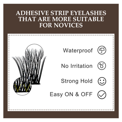 No Glue Needed Cluster Lashes Extensions