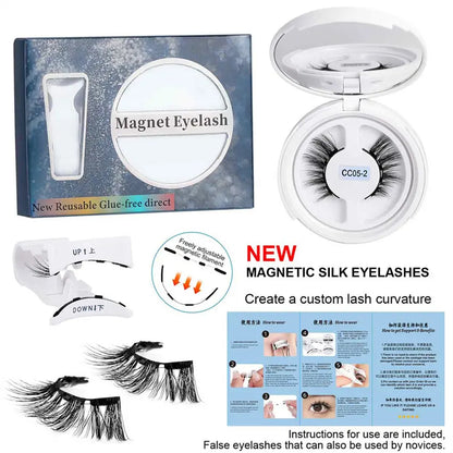 Wholesale High Quality Quantum Soft Magnetic Lashes With Clip Soft Magnet Suck Magnetic Eyelashes Extension Kit