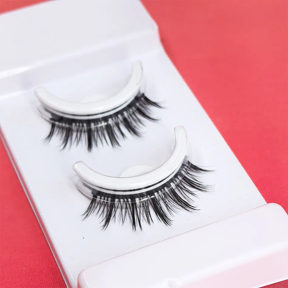 Strip Lashes That Look Like Eyelash Extensions Self Adhesive Eyelashes Set Spike Pre Glued Strip Lashes