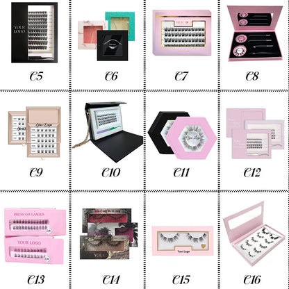 High Quality Self Adhesive DIY Lash Extension Mapping Kit Preglued Cluster Lash Waterproof Glueless Cluster Lashes