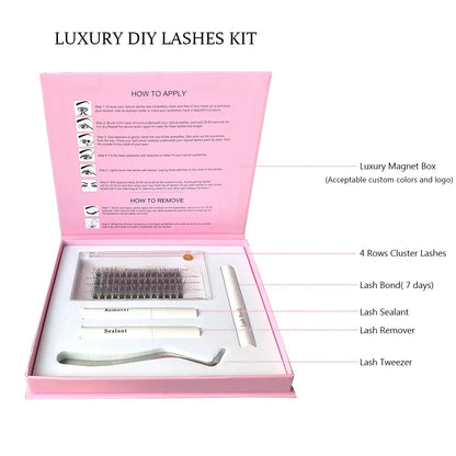 DIY Lash Extensions Kit Diy Lash Extension Kit Private Label Diy Lash Verlangerung Kit Beat Gift for Woman