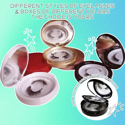 Wholesale Yasnai Premium Quality Reusable Magnetic Eyelashes Synthetic Hair High Lightweight DIY Segmented Lashes Kit Custom