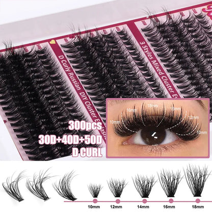 Best Lash Cluster Vendors Full Fluffy Cluster Lashes Wholesale False Lash Cluster in Bulk