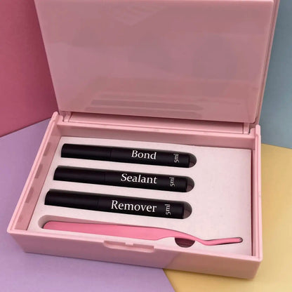 Diy Segmented Lashes Extension Kit Cluster Sealant Bond and Remover Lash Private Label Free Design Lashes Kit