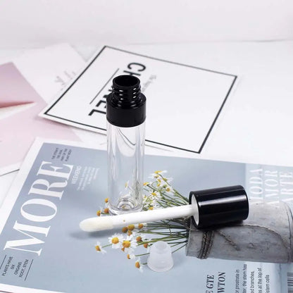 Make Your Logo Lip Gloss Wholesale Lip Gloss Custom Logo Lipgloss Tube Black Packaging