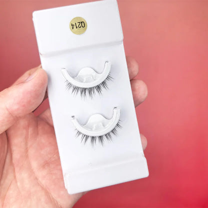 Strip Lashes That Look Like Eyelash Extensions Self Adhesive Eyelashes Set Spike Pre Glued Strip Lashes