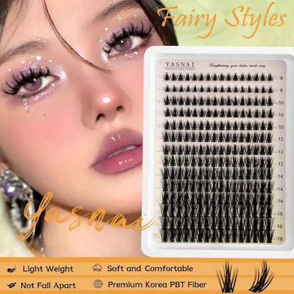 Top Quality 8-16mm Manga Lash Cluster Kit Wet Set Lash Extension Cluster Vendor Manga Lashes Clusters