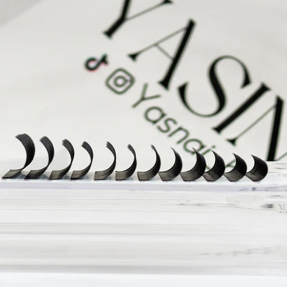 Salon Use Ellipse Eyelash Extensions 0.15mm D Curl 8-15mm Mixed Flat Eyelash Extension Supplies