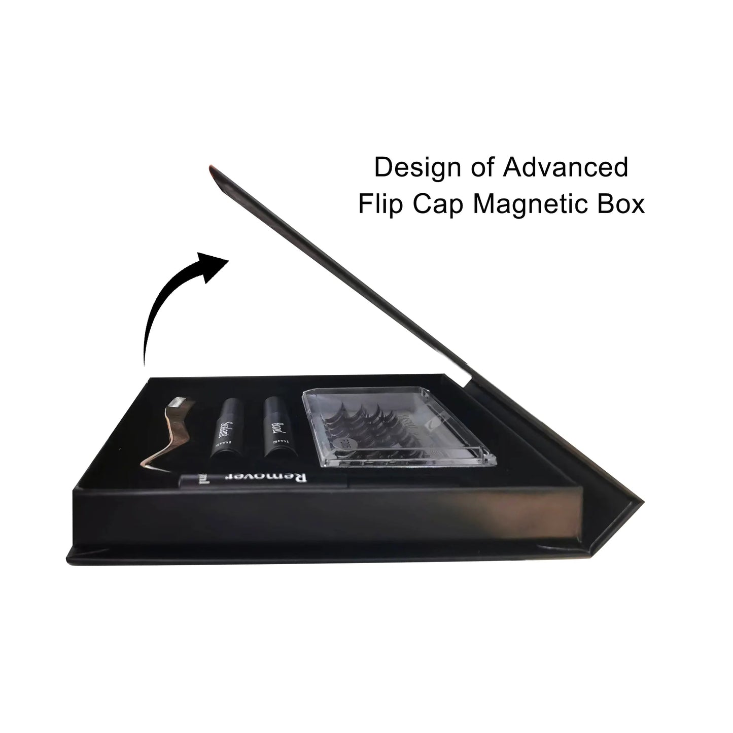 Diy Segmented Eyelash Cluster Magnet Kit Dd Curl LashClusters With Glue and Seal Individual Lash Fan Lashes Extension Kit