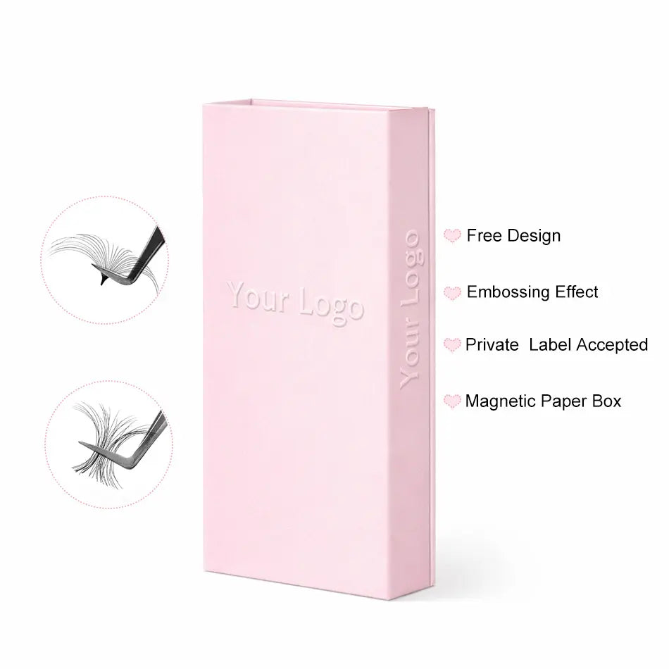 Professional Cashmere Lash Trays Training Kit 005-Synthetic Hair Vegan Cruelty-Free Full Volume Lash Extensions for Beginners
