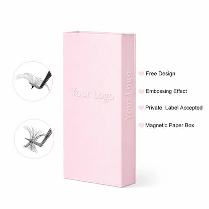 Professional Cashmere Lash Trays Training Kit 005-Synthetic Hair Vegan Cruelty-Free Full Volume Lash Extensions for Beginners