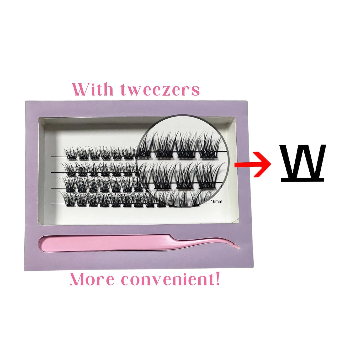 Pre Bond Technology Eyelashes Kit No Glue Magic Self-Adhesive Eyelashes Extension Kit