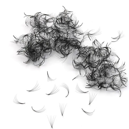 2021 3D 4D 5D 6D 7D 8D 10D 0.07 Promade Volume Loose Fans 1000 Handmade Short Stem Promade Fans Loose