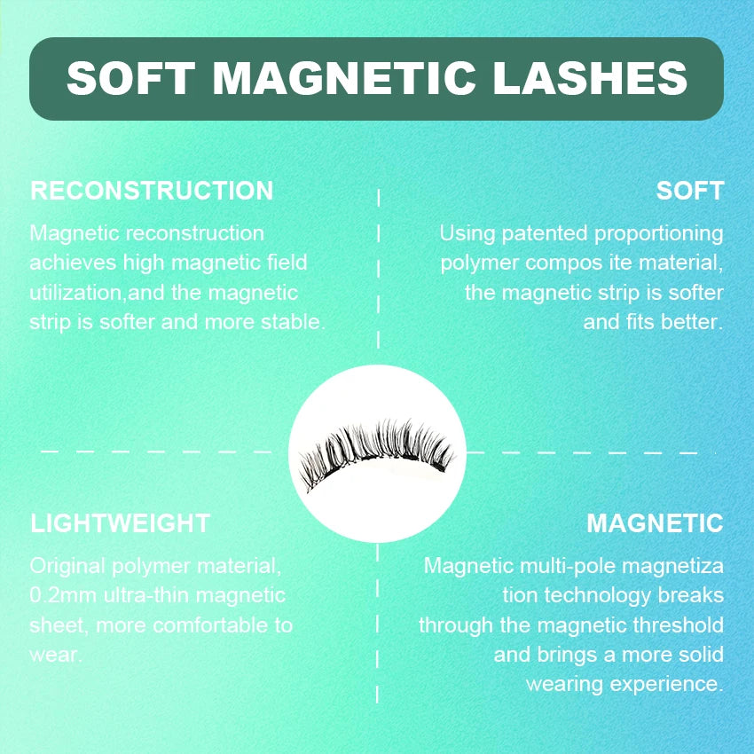 reusable magnetic eyelash