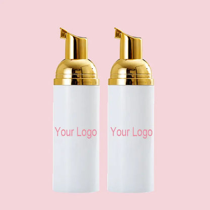 Eyelash Shampoo Foam Cleaner pink Eyelash-shampoo With Box and Brush Eyelash Shampoo Kit