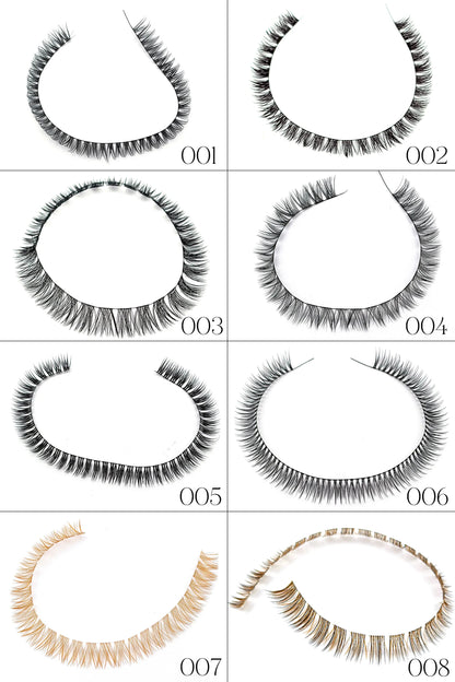 Custom DIY Lash Ribbon Extensions Ribbon Lashes Packaging Eyelash DIY Cluster Ribbon Eyelashes Extensions