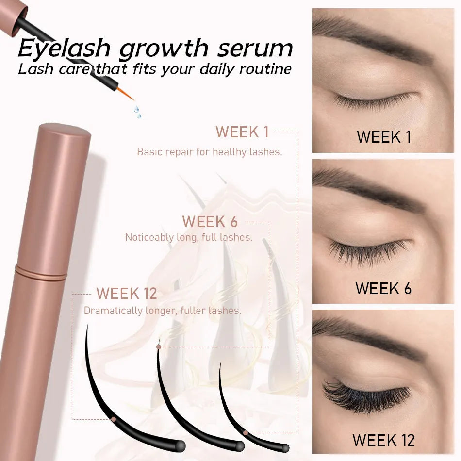 Best 7 Days Eye Lash and Brow Growth Serum Korean Oil Free Lash Growth Serum Private Label