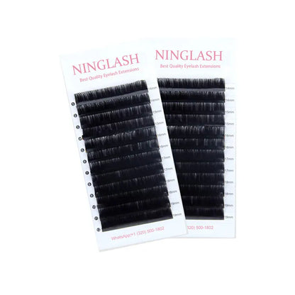 Fast Delivery Your Own Brand One by One Deep Black Classic Lash,Synthetic Lashes Private Label Lash Extensions Vendor