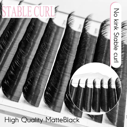 Super Soft 0.03 0.05 C CC D DD Matte Dark Professional Eyelashes Extension Classic Volume Lash Extensions