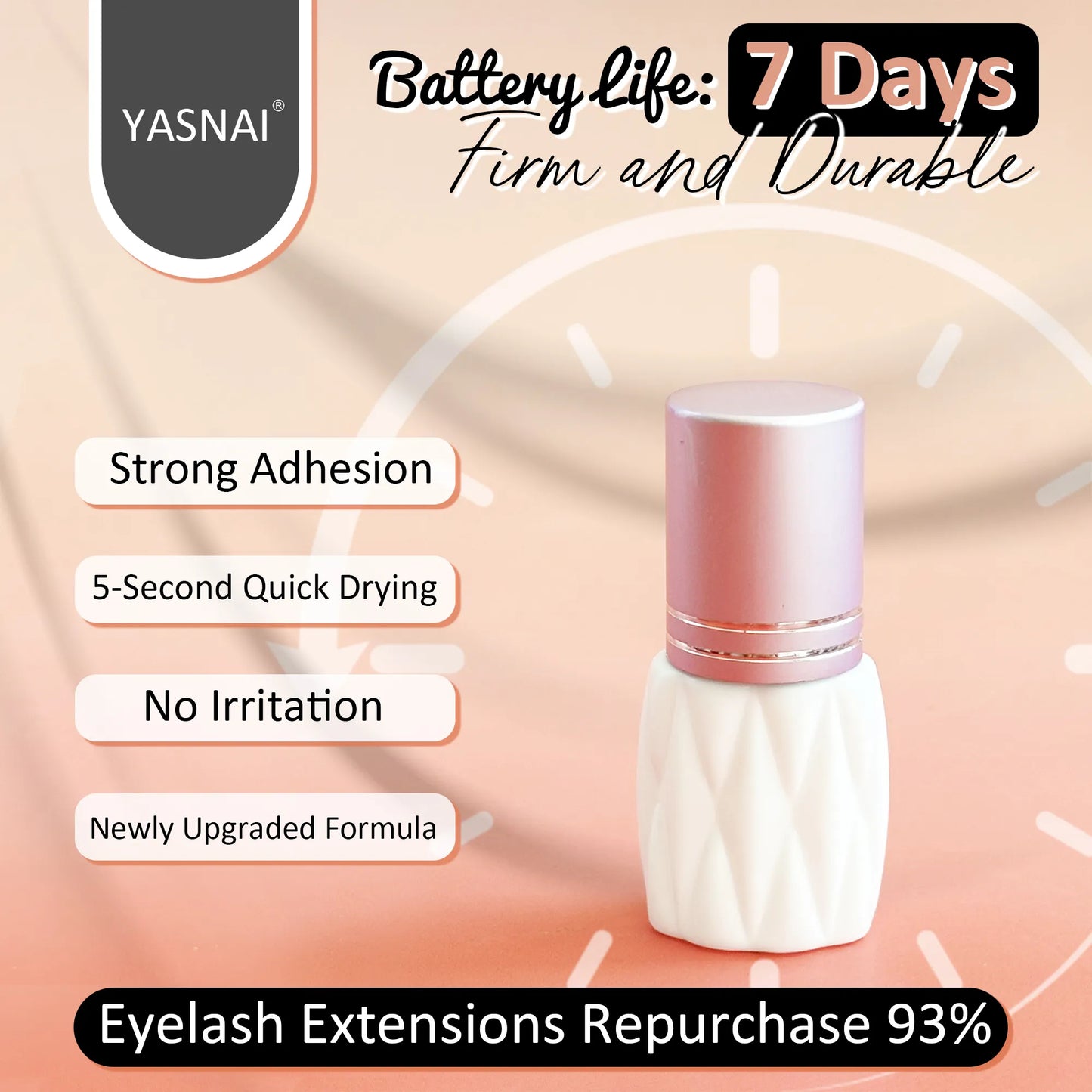 High Quality Mini Lash Cluster Glue Bulk Waterproof Strong Hold Custom Lash Glue Bottle Lash Adhesive Glue
