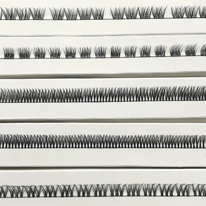 Wholesale Individual Cluster Lashes Ribbon Eyelash Extension DIY Custom Package Soft Lashes Superfine Band Lashes Kit