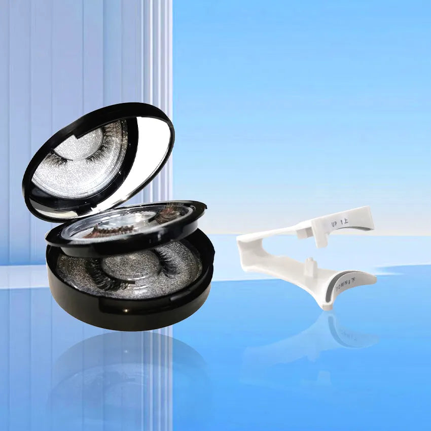 Wholesale Yasnai Premium Quality Reusable Magnetic Eyelashes Synthetic Hair High Lightweight DIY Segmented Lashes Kit Custom