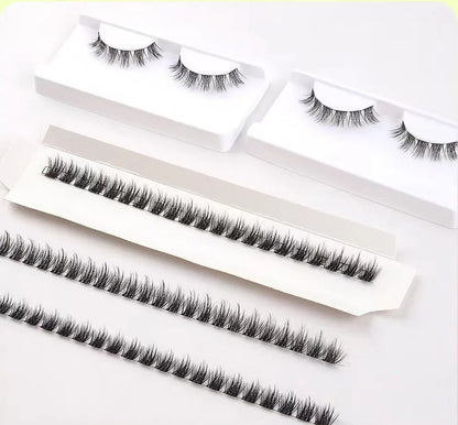 DIY Lash Ribbon pre cut cluster ribbon eyelash extension lashes kit