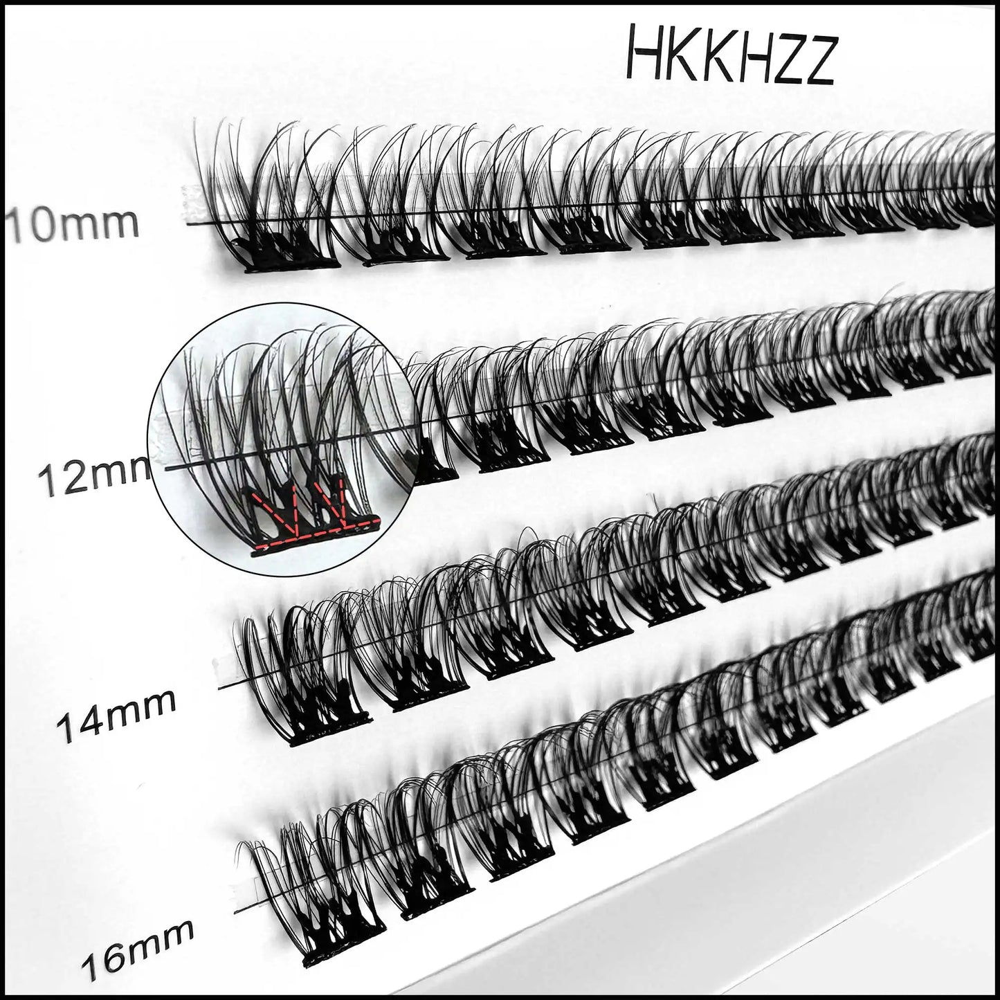 High Quality Self Adhesive DIY Lash Extension Mapping Kit Preglued Cluster Lash Waterproof Glueless Cluster Lashes