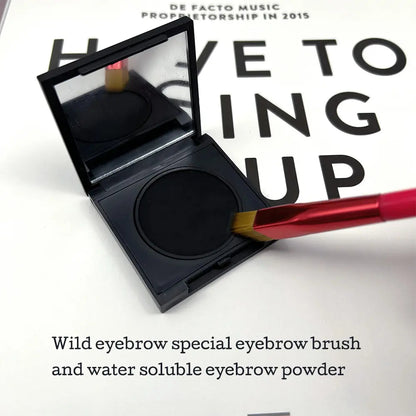Amazing Product! Water Soluble Eyebrow Powder and Eyebrow Brush for Wild Brows