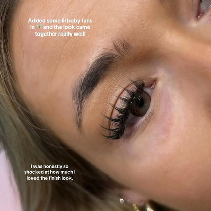 YASNAI Professional Salon Use Premade Spire Lashes Premade Anime Chunk Lash Extensions Anime Comic Spire Lash Extensions