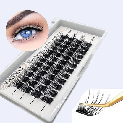 Self Adhesive No Glue Needed Lash Strips Pre-Bond Technology Natural Super Soft 0.07MM Thickness Lasting 7-10 Days