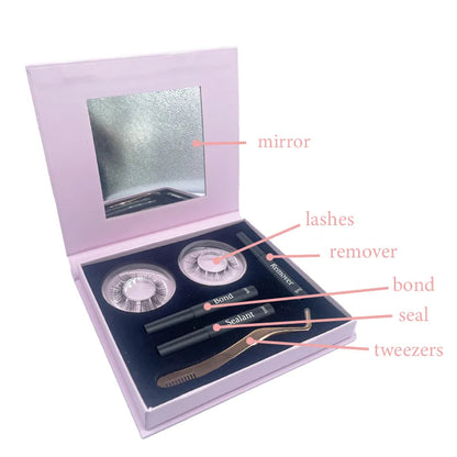 Wholesale New Private Label Eyelash Cluster Diy Lash Extension Kit Sealant and Bond Matte Lash Tray Segment Cluster Lashes Kit