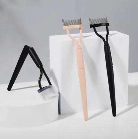 Eyelash Tool Kit Eyelash Applicator Tool DIY Steel Eyebrow Brush Eyelash Comb Makeup Tool Lash Separator