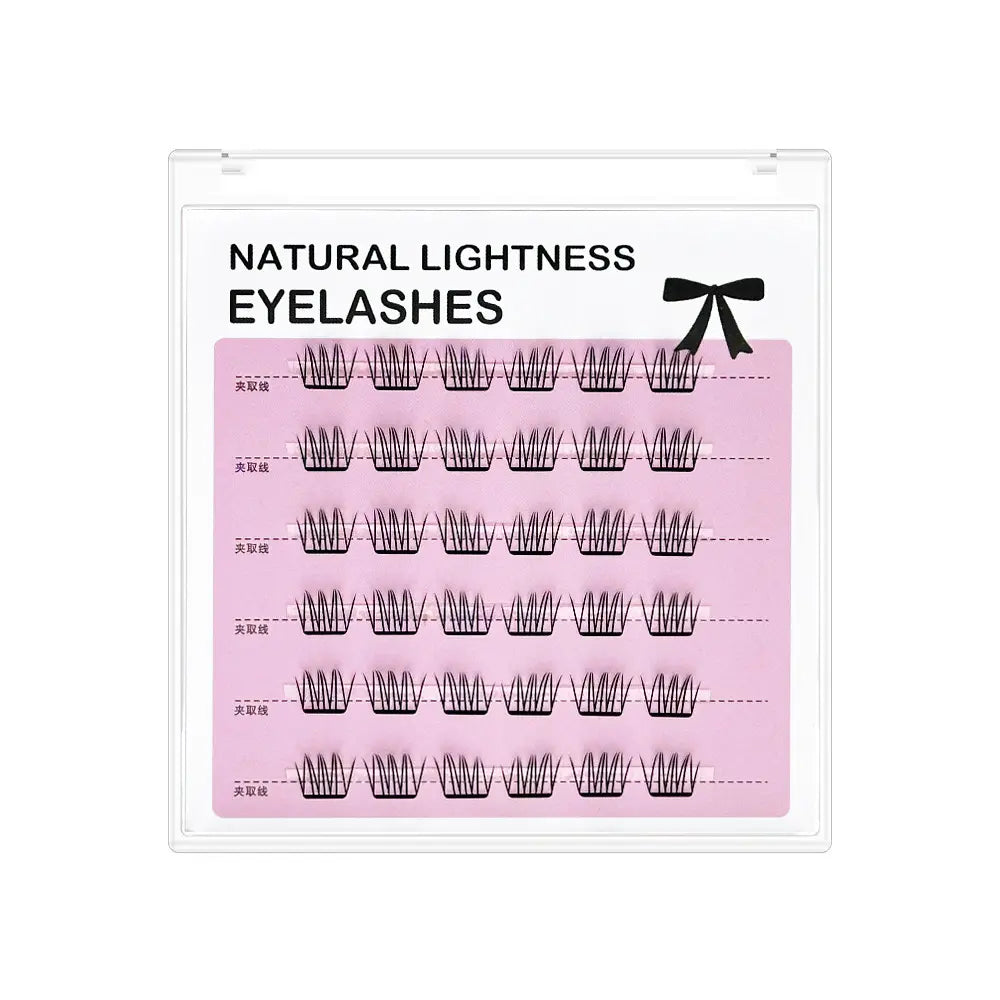 Super Thin Super Light Artificial Preglued Lashes Short Laser Printed Lashes Idol Eyelash Pool No Need Lashes Bulk