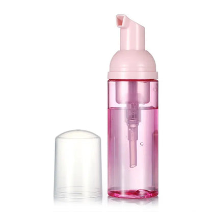 Hot Seller Pink Lash Extensions Cleanser and Brush Lash Rose Cleanser Wholesale Organic Lash Cleanser Foam Bottle