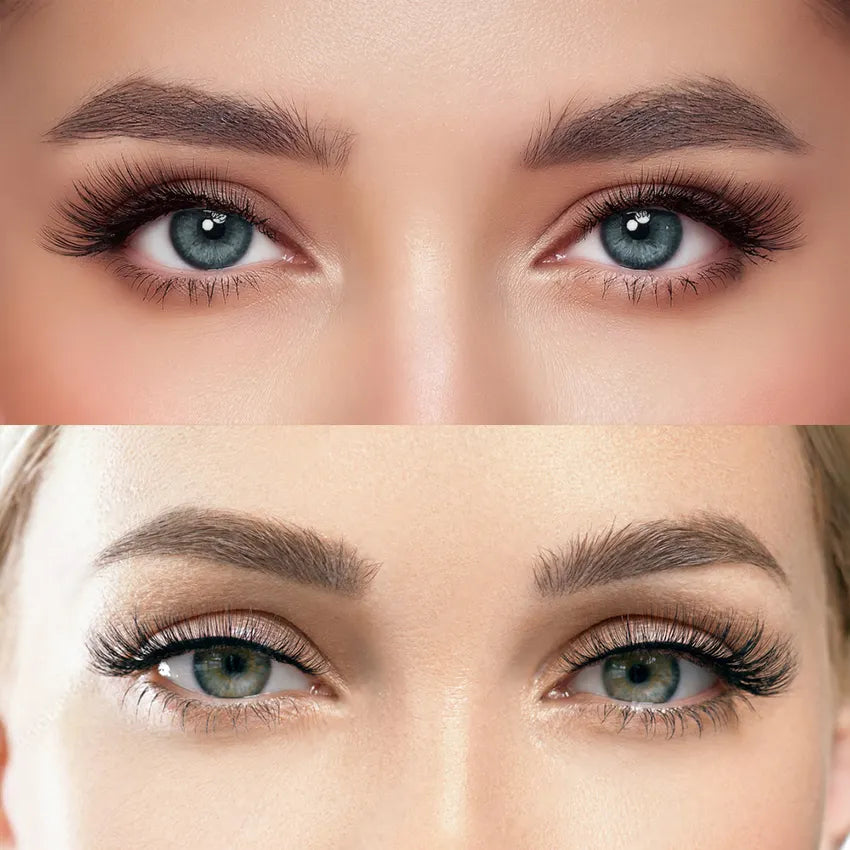 Custom Pre-Bond Technology Press on Diy Lashes Extensions D Curl Long Lasting Superfine Band Natural Fan Eyelashes Cluster