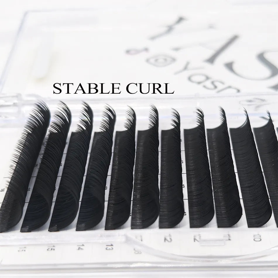 Soft Dark Individual Extension Eyelash 0.20 CC 11Mm-14Mm, Ellipse Flat Eyelash Matte 0.20 Eyelash Extensions No Logo
