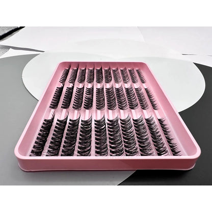 30D 40D 50D 8-16mm DIY Lash Extension Kit 300pcs Lash Clusters Full Eyelash Extension Kit