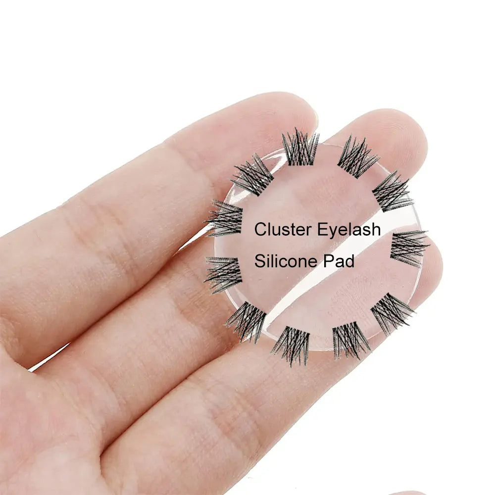 Reusable Sticky Silicone Lash Pad Eyelash Holder Pads DIY Eyelash Map Palette Silicone Holder