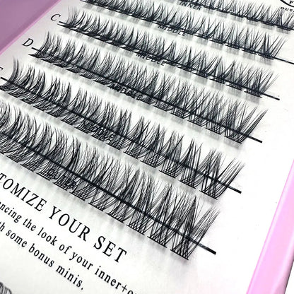 DIY Lash Extension Kit Private Label c d Curl Lash Training Kit Semi Permanent Lash Extensions Kit