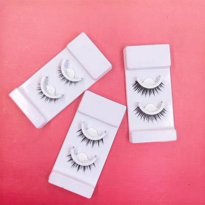 Strip Lashes That Look Like Eyelash Extensions Self Adhesive Eyelashes Set Spike Pre Glued Strip Lashes
