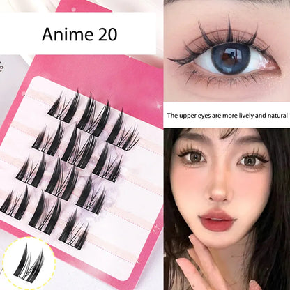 Lash Clusters Wholesale for Small Business Korean Silk Wispy Lash Clusters Bulk Lash Clusters with Spikes